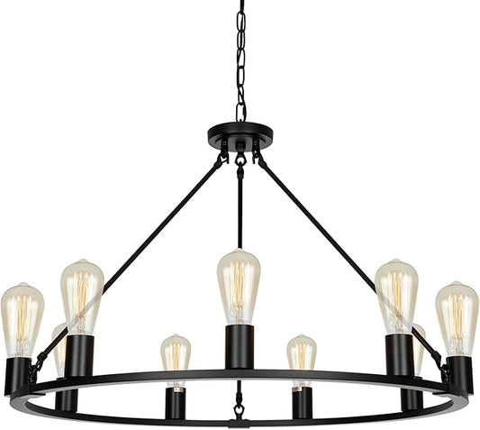 Wagon Wheel Chandelier