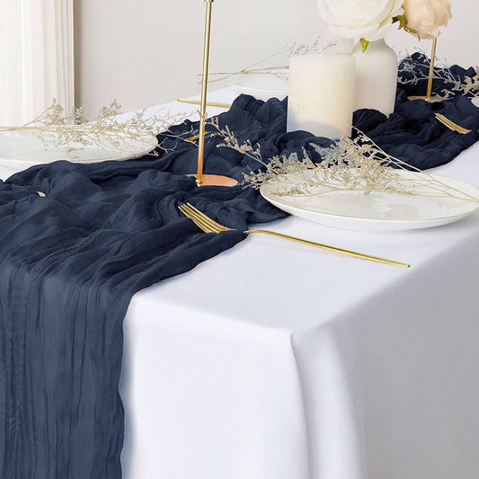 Navy Table Runner
