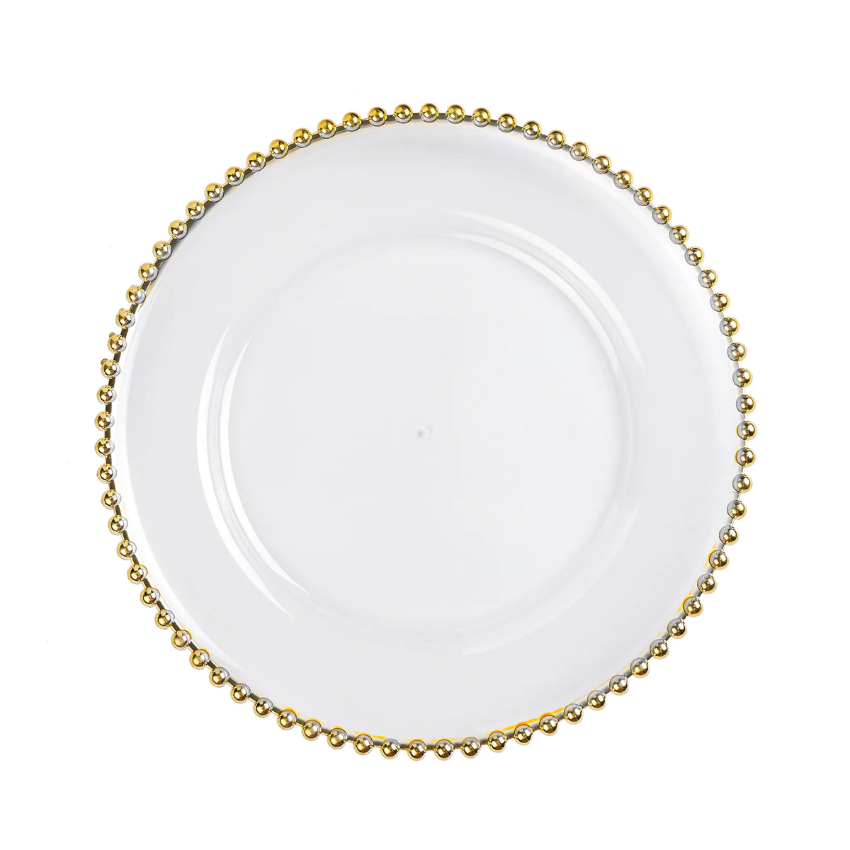 Gold Beaded Charger