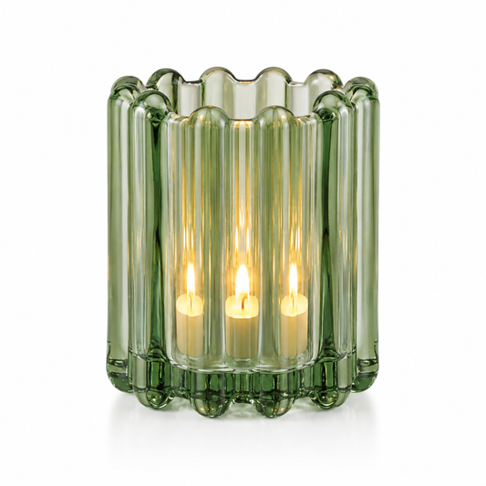 Green Candle Holder