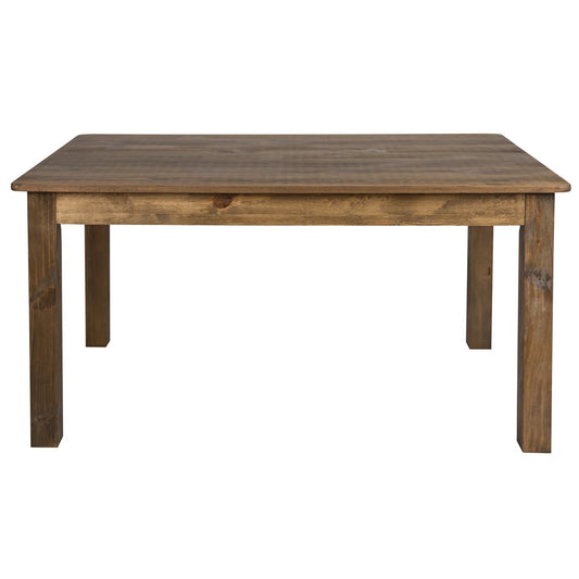 Wooden Farmhouse Table
