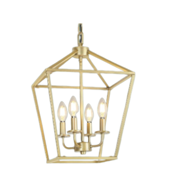 Gold Lantern Chandelier
