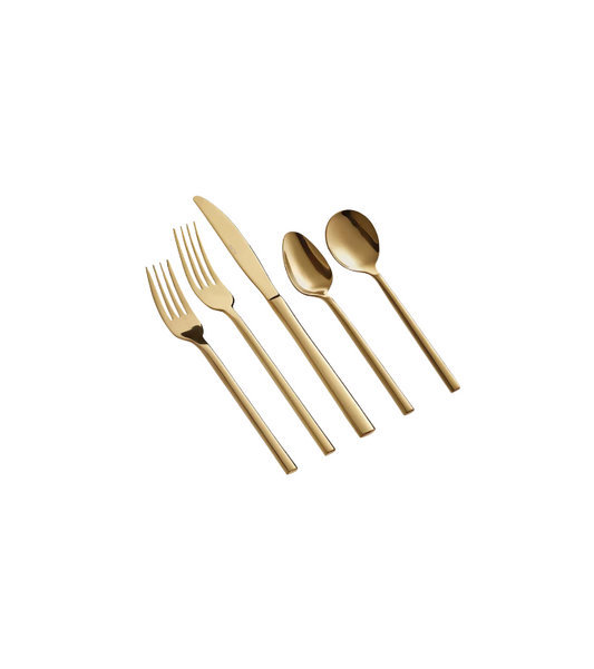 Gold Silverware Set