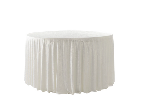 Velvet Round 108" Tablecloth