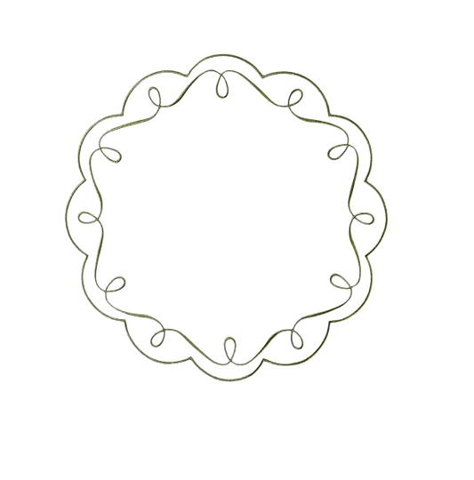 Sage Green and White Placemat