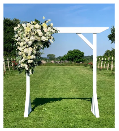 White Wooden Arch