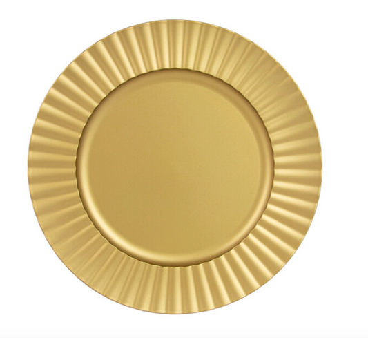 Gold Starburst Charger