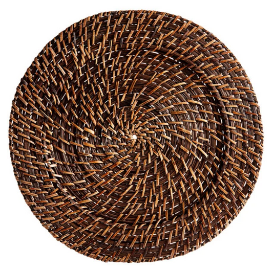 Woven Rattan Charger