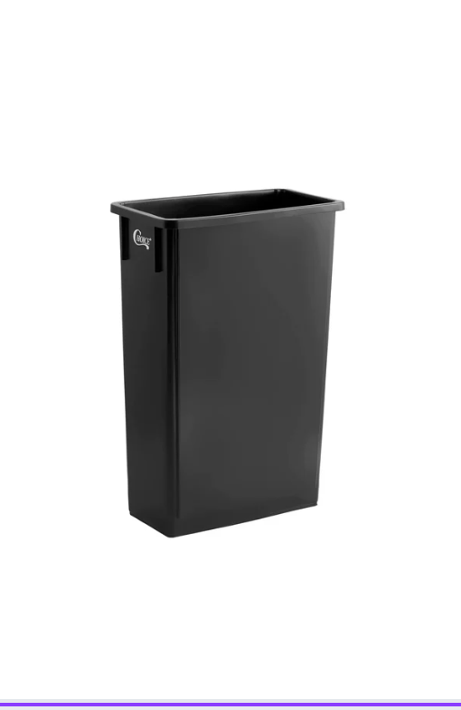 23 Gallon Black Trash Can