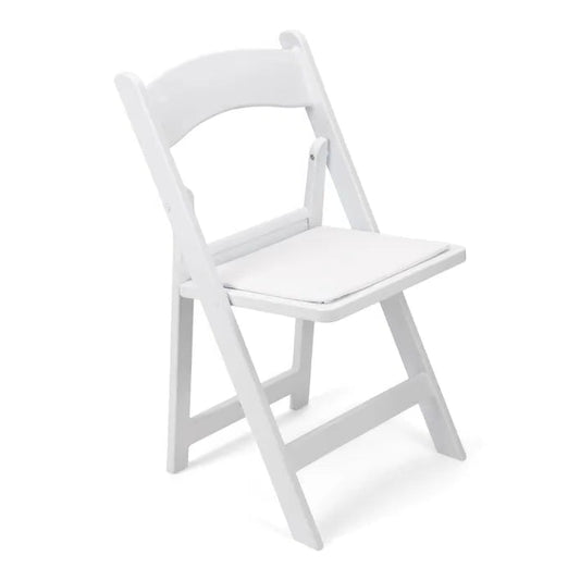 White Resin Chair